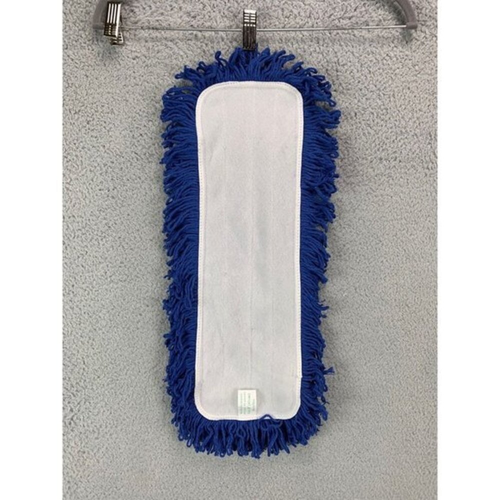 Microfiber Home Dust Mop Pad Grey Blue Cleaner‎ Floor 18" Pack of 12 NEW - Picture 3 of 4